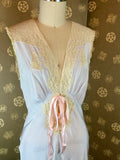 1940s Lace Up Bias Nightgown