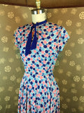 1940s / 1950s Cotton Print Dress