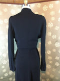 1940s Novelty Print Dress & Cropped Jacket Set