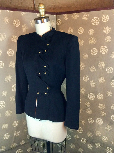 1940s Asymetrical Jacket