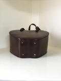 1950s Heart-Shaped Leather Box Purse by Rosenfeld