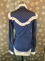 1980s Miss Rodeo America Blouse