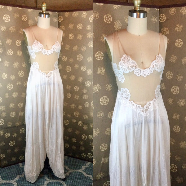 Illusion Bodice Nightgown by Formfit by Rogers
