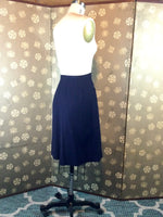 1940s / 1950s Navy Skirt with Pockets