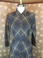 1940s Plaid Dress by "Royal-Tee Golfer"