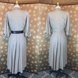1940s Glen Plaid Dress