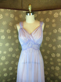 1950s Sheer Lavender Nightgown by Vanity Fair