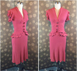 1940s Kay Collier Dress Set