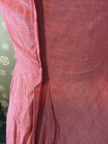 1950s Strapless Cotton Dress