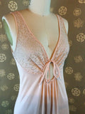 Olga Blush Lace and Tricot Nightgown