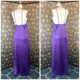 Purple Lace Front Nightgown