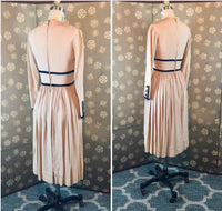 1940s Blush Rayon Dress by Tailored Junior