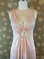 Olga Blush Lace and Tricot Nightgown