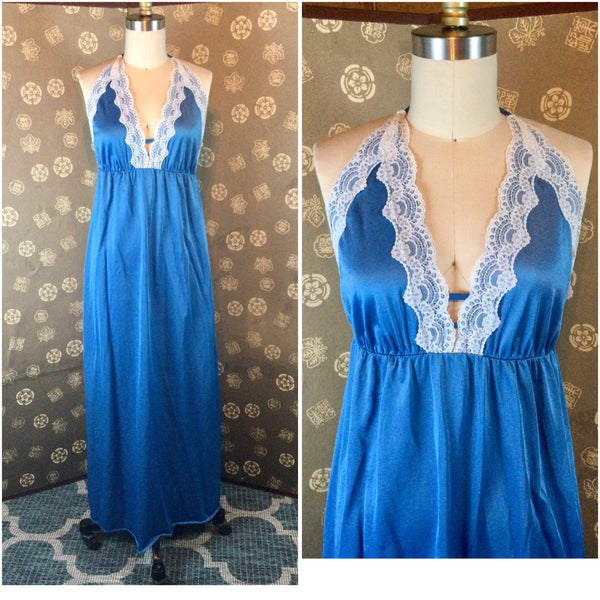 1970s Halter Nightgown by Undercover Wear