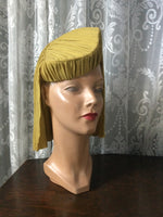 1940s Jersey Tilt Hat with Drape