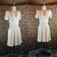 1970s Pindot Dress