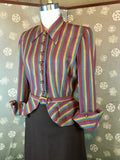 1940s Bobbi Brooks Striped Suit