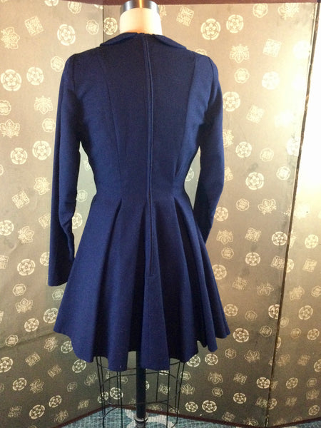 1950s skater dress Annhoo Girls 1950s Vintage Dresses Sleeveless Collared Party Dress Retro Patchwork Wedding Skater Dress with Belt, Infant Girl's, Size: 5T, Blue
