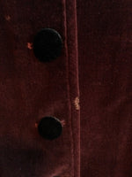 1940s Velveteen Dress or Redingote