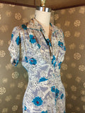 1940s Novelty Print Dress by Dorset Junior
