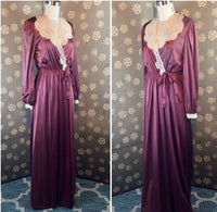 1970s Nightgown and Robe Set by Kayser