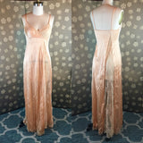 1970s Bob Mackie Marabou Trimmed Peignoir Set