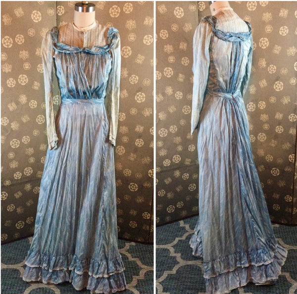 Edwardian Cotton Print Dress Set