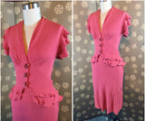 1940s Kay Collier Dress Set