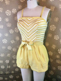 1950s Striped Playsuit