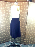 1940s / 1950s Navy Skirt with Pockets