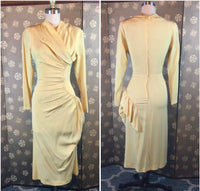 1940s Side Drape Dress