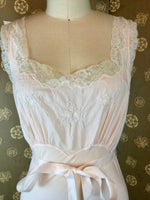 1940s / 1950s Bias Cut Cotton Nightgown