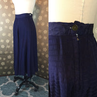 1940s Navy Two Piece Dress by Darryl Junior