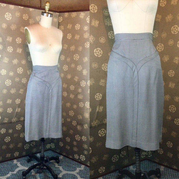 1940s / 50s Curved Pocket Skirt