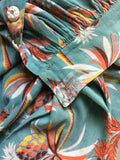 1940s Tropical Print Skirt