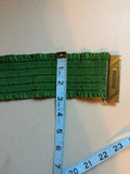 1950s Green Elastic Cinch Belt