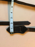 1940s Black Leather Belt