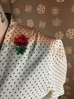 1970s Pindot Dress