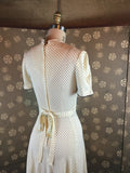 1970s Pindot Dress