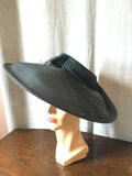 1950s Saks Fifth Ave Wide Brim Hat