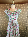 1940s Hearts Novelty Print Dress by Trudy Hall