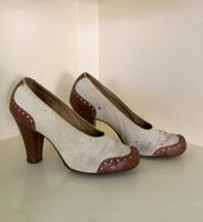 1940s Spectator Pumps