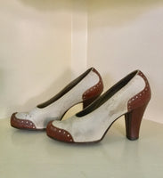 1940s Spectator Pumps