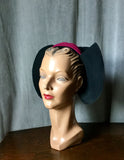 1940s Face Framer Hat
