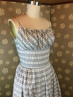 1950s Print Sundress