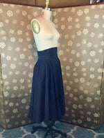 1940s / 1950s High Waisted Circle Skirt