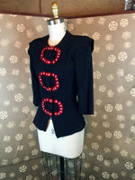 1940s Felt Applique Top by Daryl