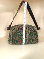 1940s Paisley Pleated Box Purse