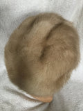 1950s Blonde Mink Pillbox