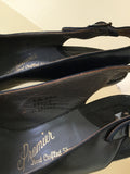 1940s Navy Peeptoe Platforms